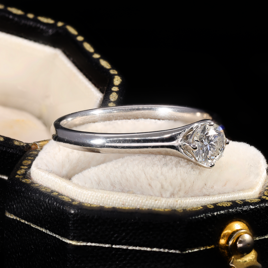The Brilliant Cut Solitaire Diamond Radiant Ring