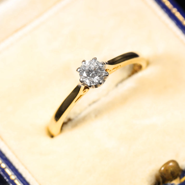 The Vintage 1998 Brilliant Cut Diamond Ring