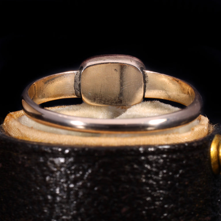 The Antique Georgian Hairwork Mourning Ring