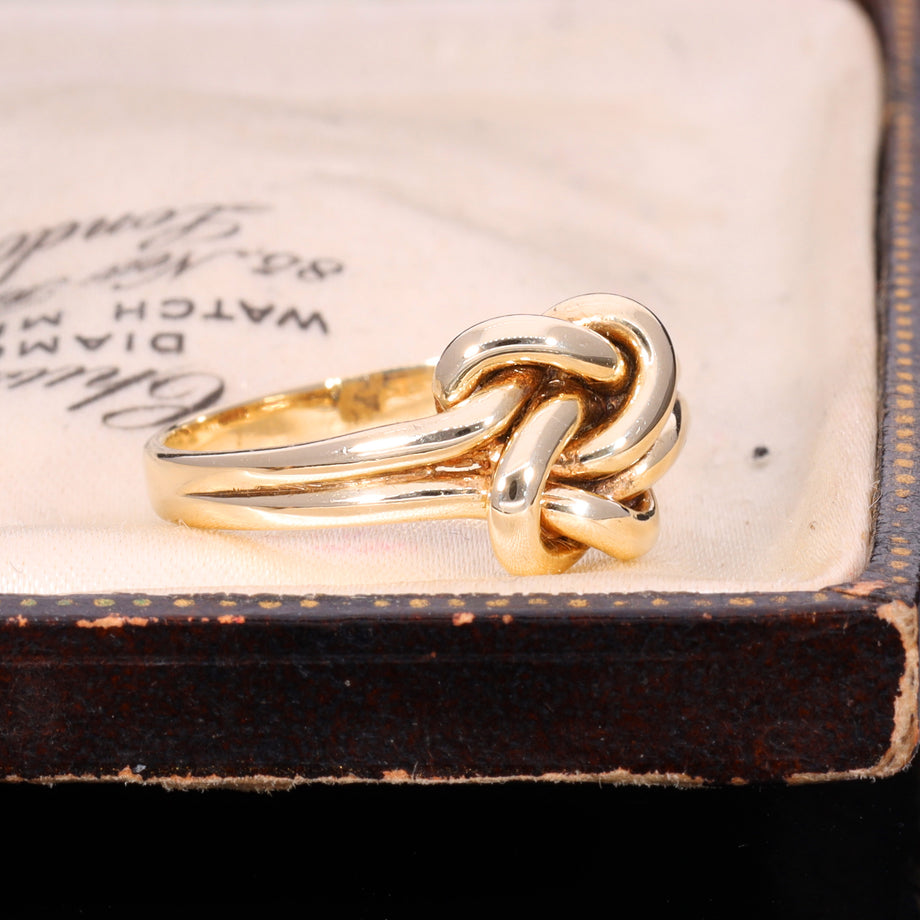 The Vintage 9ct Gold 3.21g Puzzle Ring