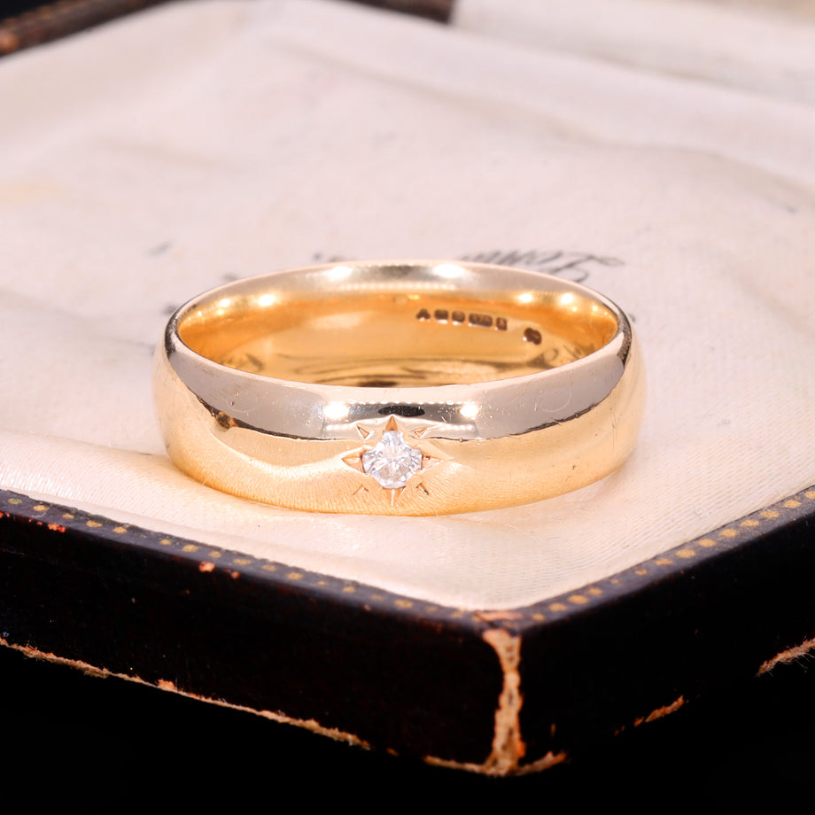 The Vintage 1992 9ct Gold Diamond Band