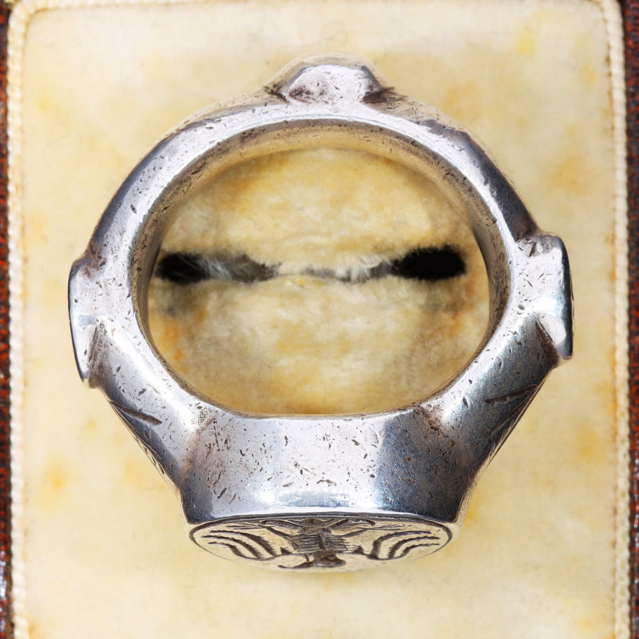 The Ancient Medieval Giant Eagle Silver Ring