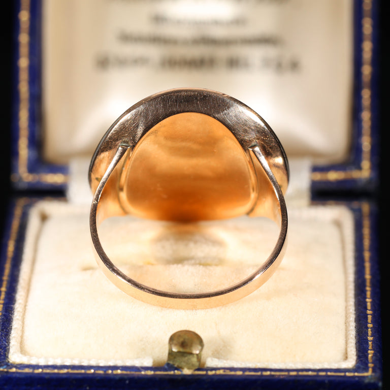 The Georgian Pearl and Enamel Memorial Ring