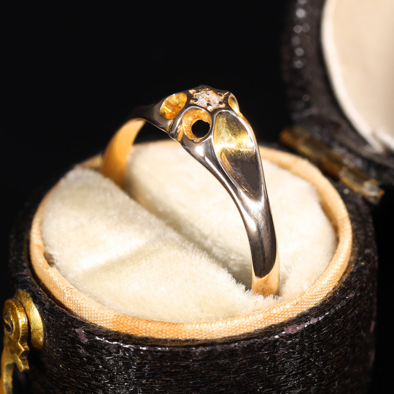 The Antique 1913 Single Cut Solitaire Diamond Ring