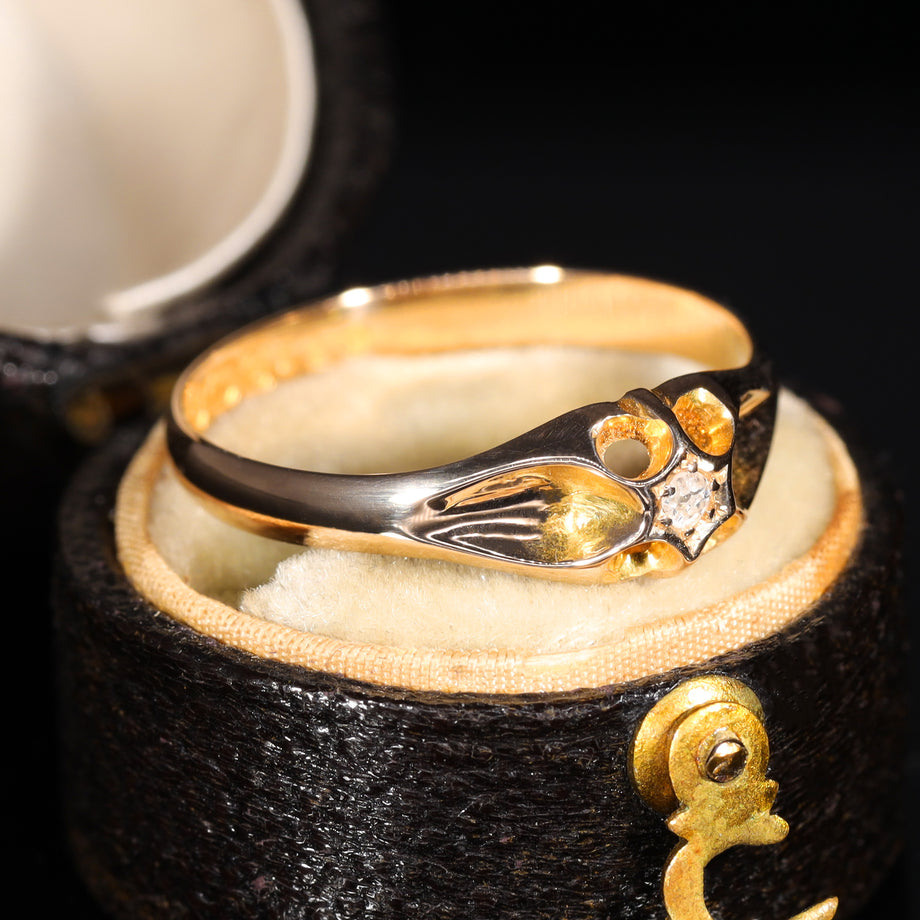 The Antique 1913 Single Cut Solitaire Diamond Ring