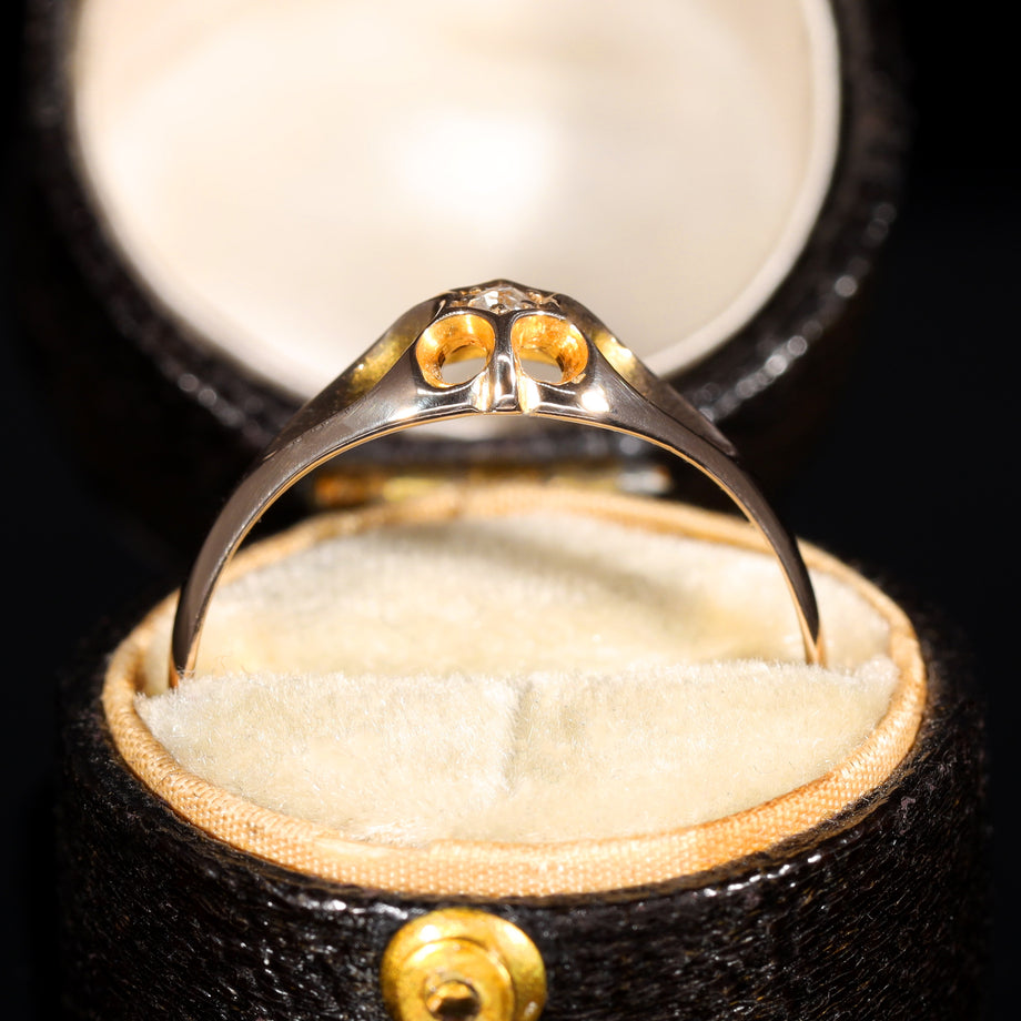 The Antique 1913 Single Cut Solitaire Diamond Ring