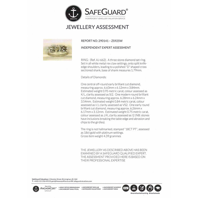 The Antique Magnificent 2.5 Carat Diamond Ring - Antique Jewellers