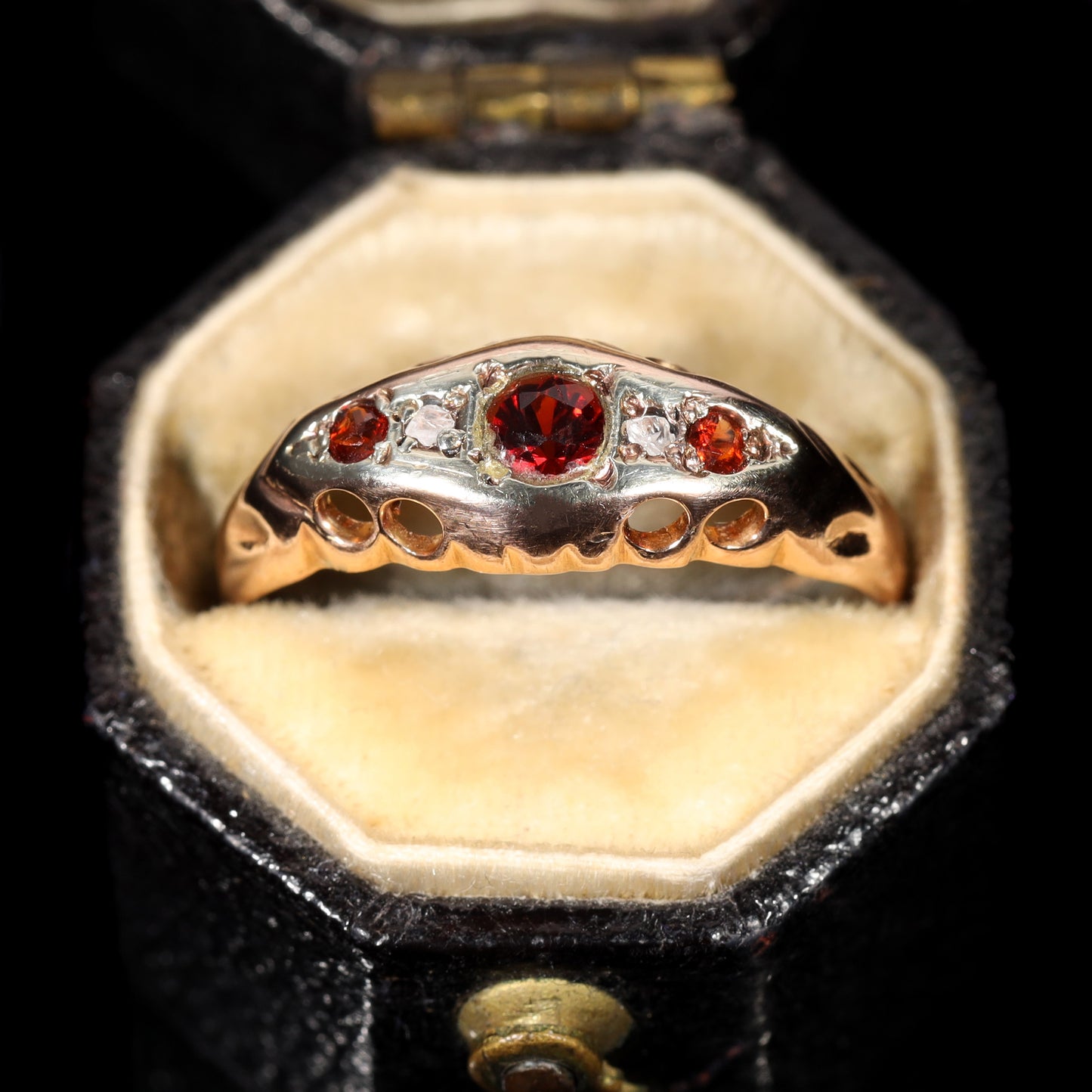 The Vintage 1929 Garnet and Diamond Ring