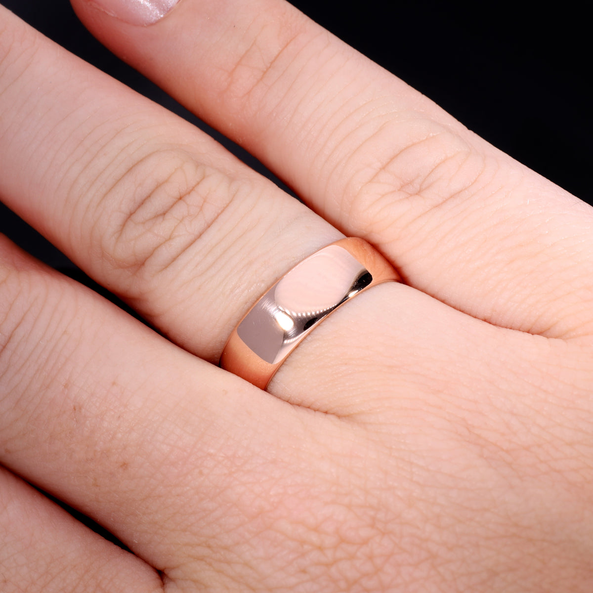 The Antique 1911 9ct Rose Gold Wedding Ring