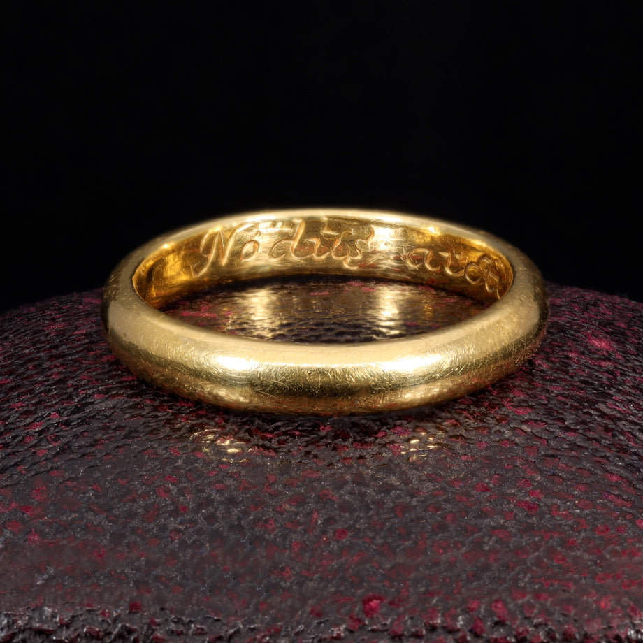 The Antique 18th Century Act of Friendship Posy Ring