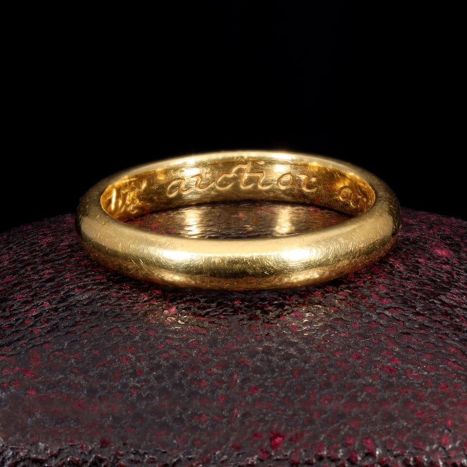 The Antique 18th Century Act of Friendship Posy Ring