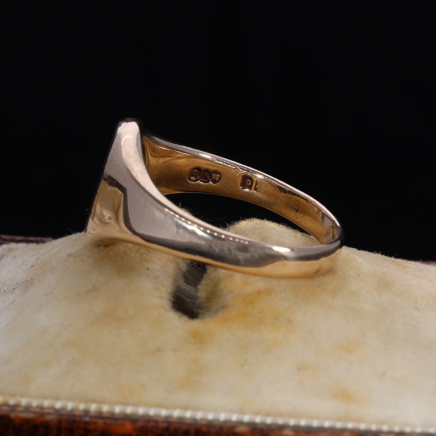 The Vintage Onyx Signet Classic Ring