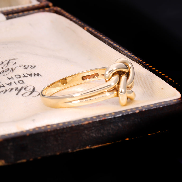 The Vintage 9ct Gold 3.21g Puzzle Ring