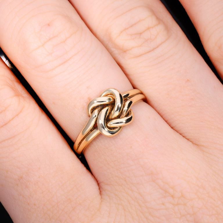 The Vintage 9ct Gold 3.21g Puzzle Ring