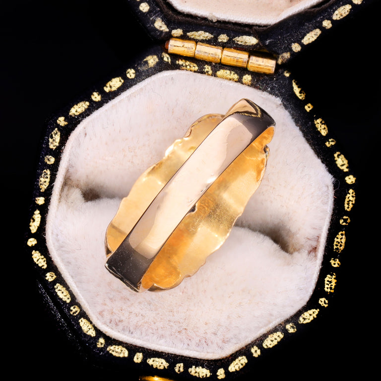 The Antique 1919 Sapphire And Diamond Three Stone Celestial Ring