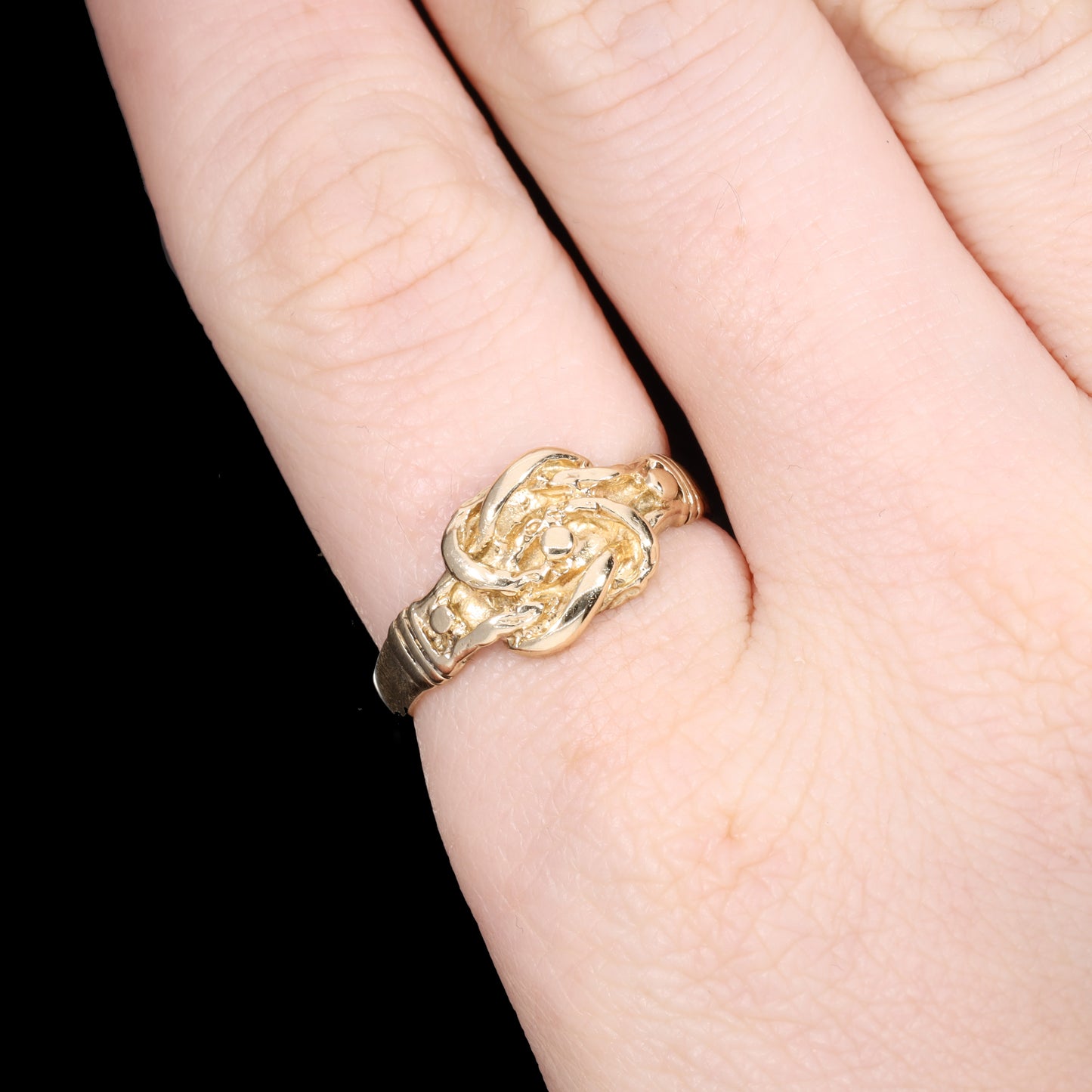 The Vintage 2001 9ct Gold Puzzle Knot Ring