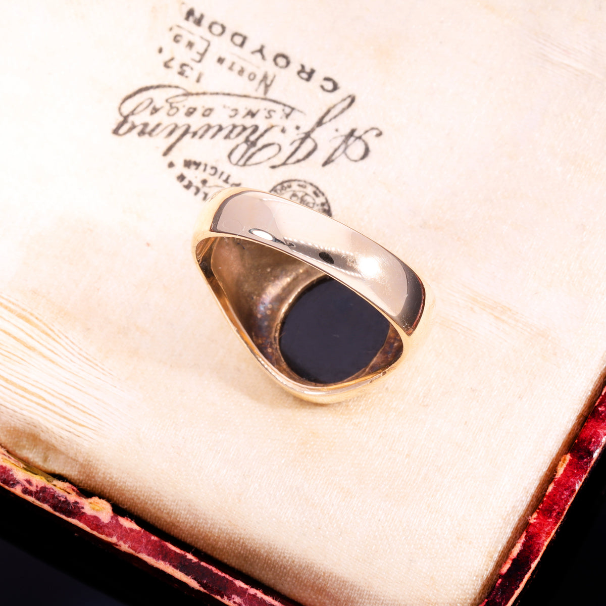 The Vintage 2003 Onyx Classic Signet Ring