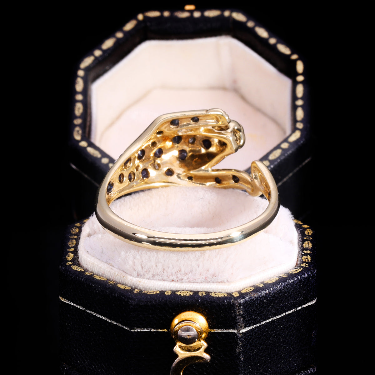 The Vintage Sapphire And Diamond Panther Ring