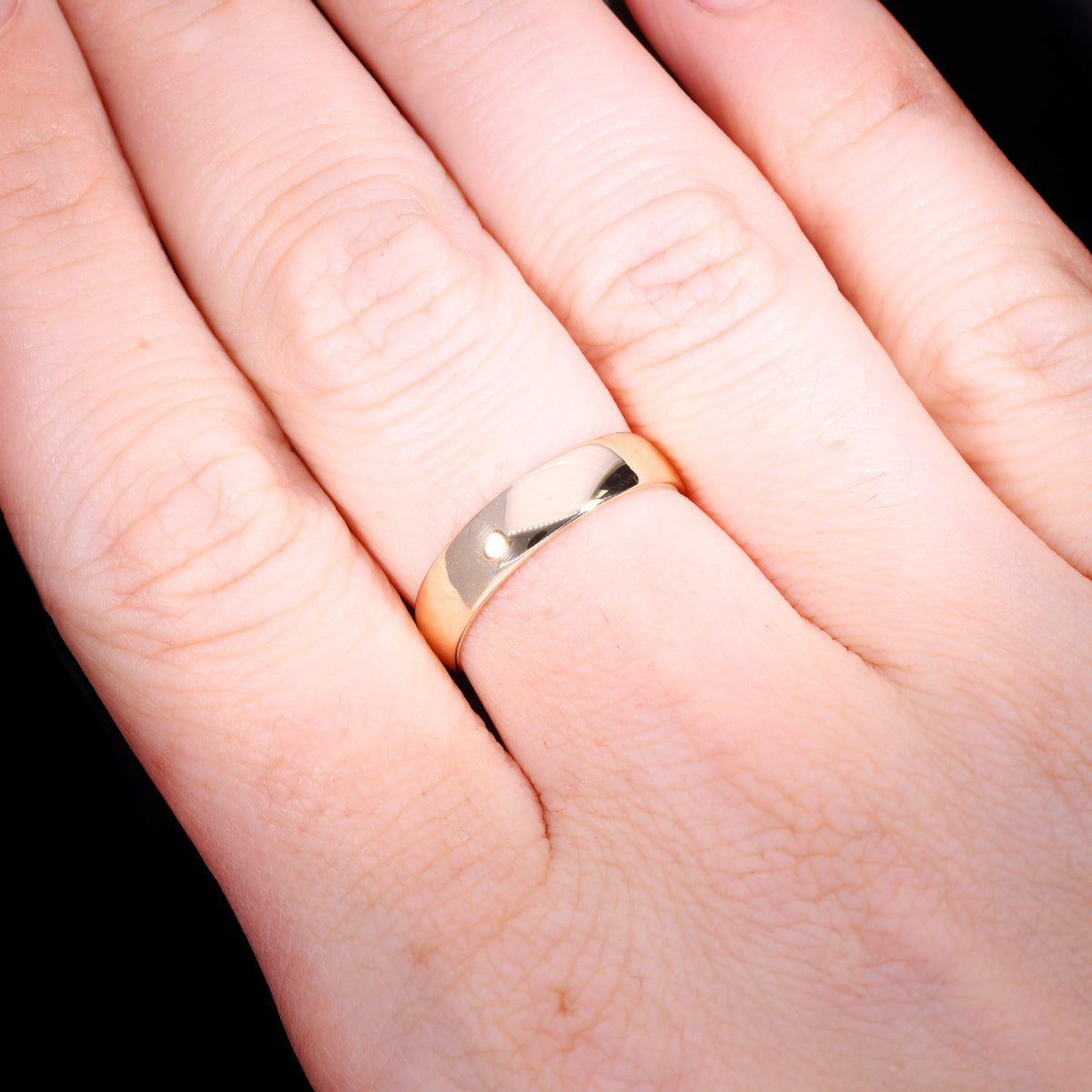 The Vintage 1989 9ct Yellow Gold Wedding Ring