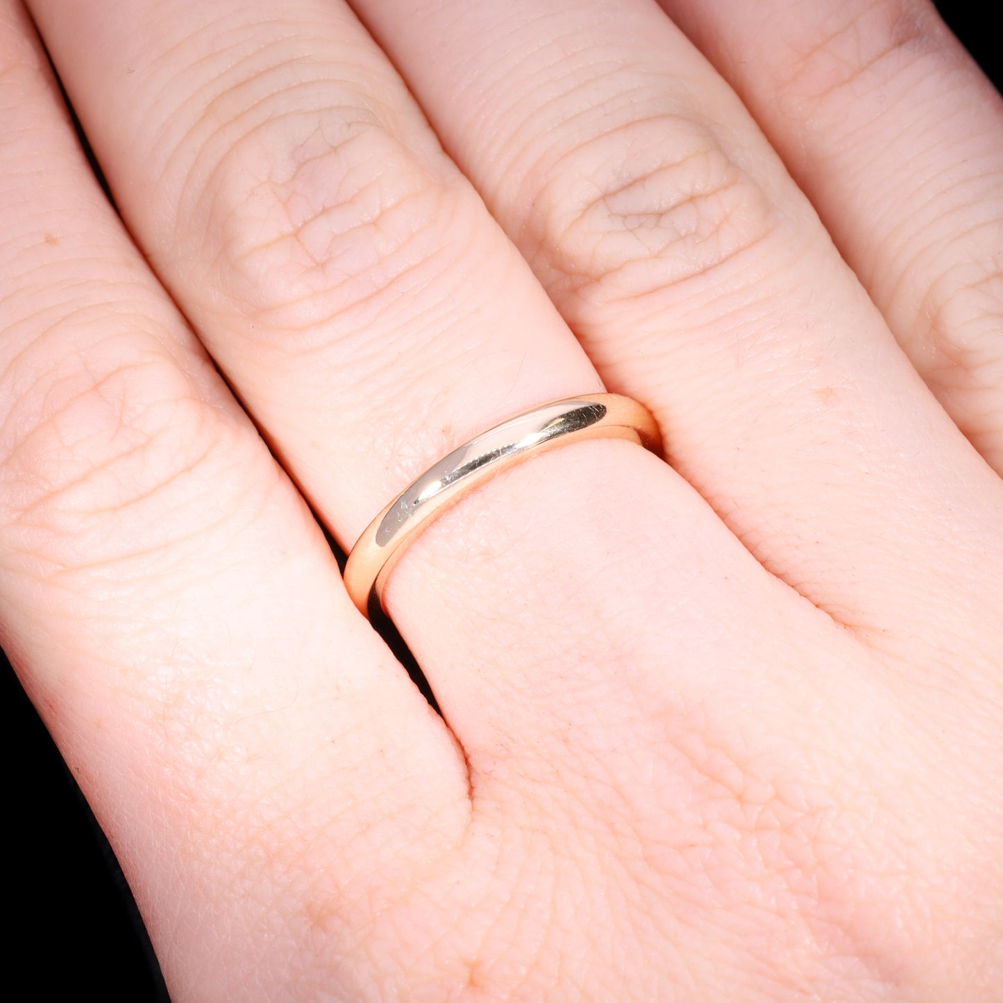 The Antique Victorian 1872 9ct Gold Wedding Ring