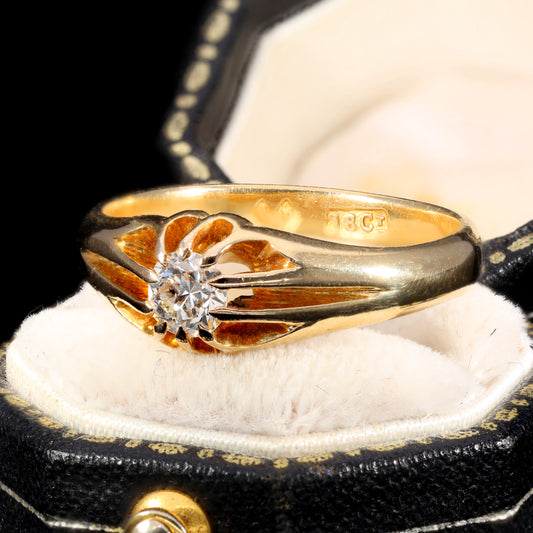 The Vintage Brilliant Cut Solitaire Diamond Classic Ring