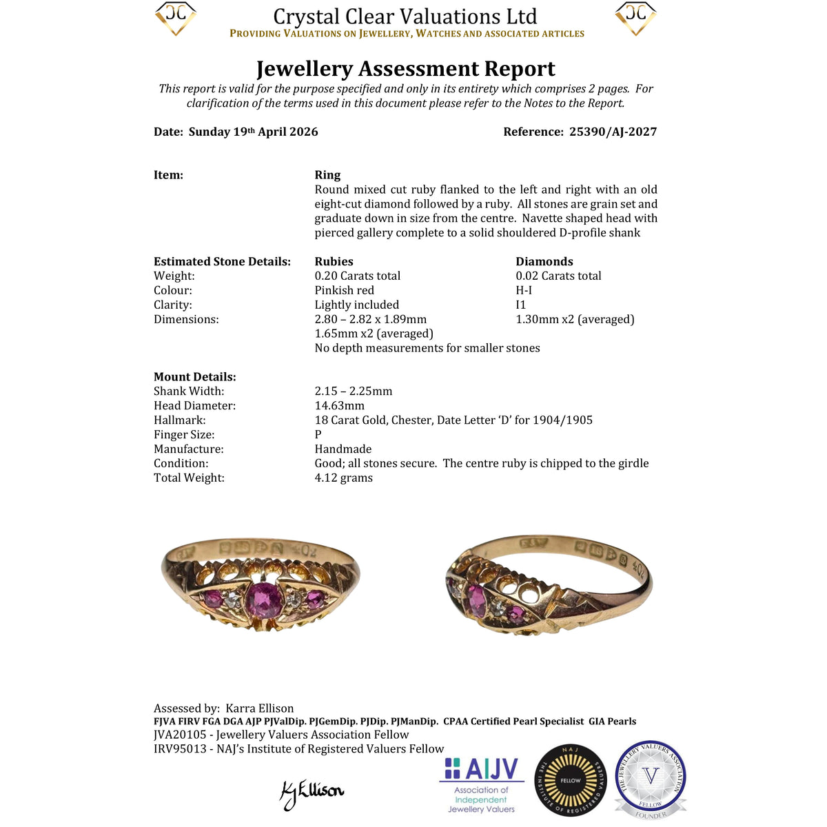 The Antique 1904 Edwardian Ruby And Diamond Boat Ring